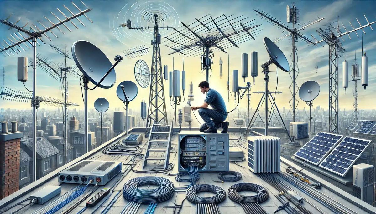 Installazione antenne TV e parabole a Torino